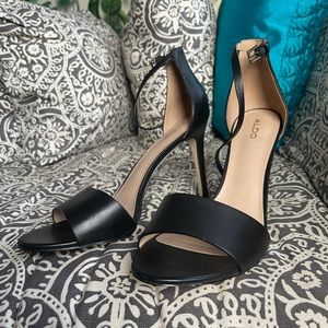 Black Aldo Heels 👡🍸🖤